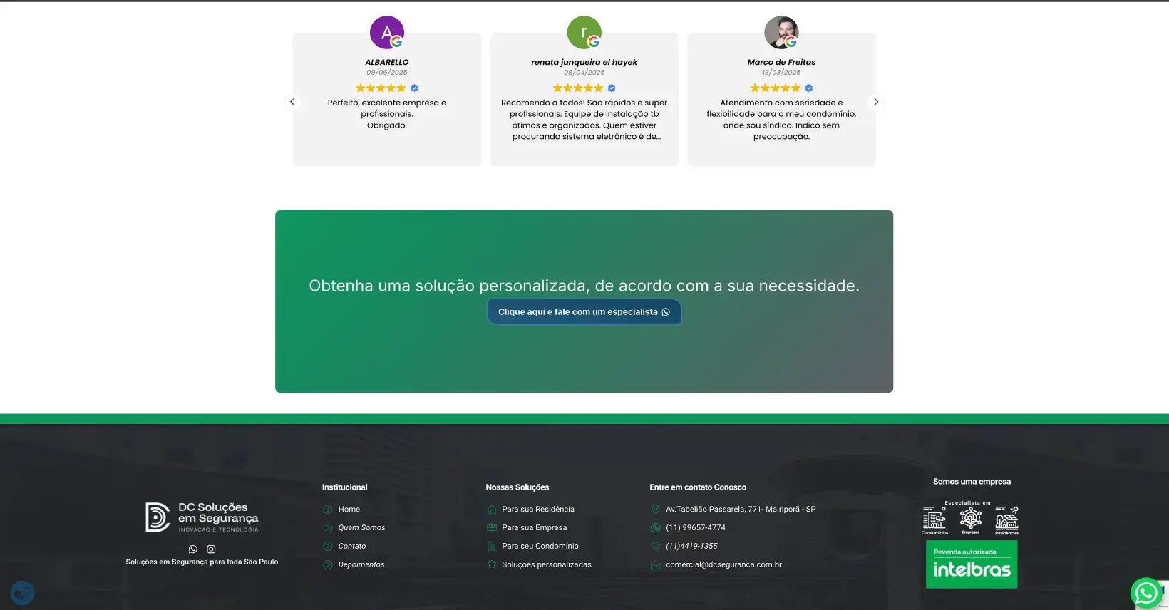 Aumente a visibilidade do seu negócio com um site completo, deixe ser achado e otimize processos para escalar o seu negócio. Fale agora com o nosso time!